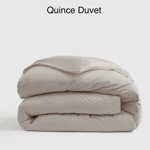 Quincy king 100% cotton duvet set light gray